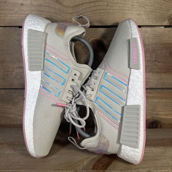 Women’s Size 7 - Adidas NMD R1 “Bliss Pink” Comfort Running Sneakers GW9473 READ - Picture 6 of 12